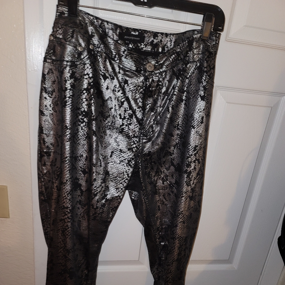 Jeans snake, foil print
